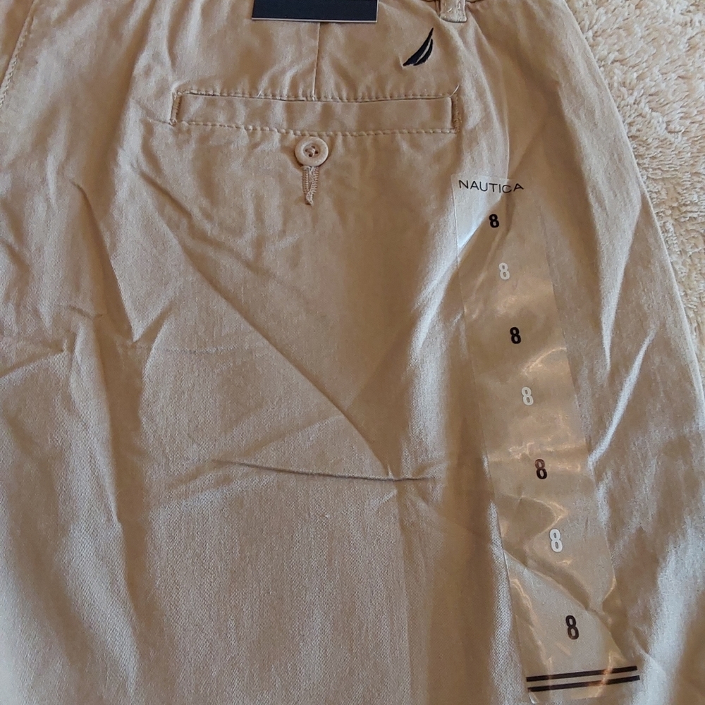 🌺 NWT Nautica Tan Walking Shorts - Picture 4 of 8